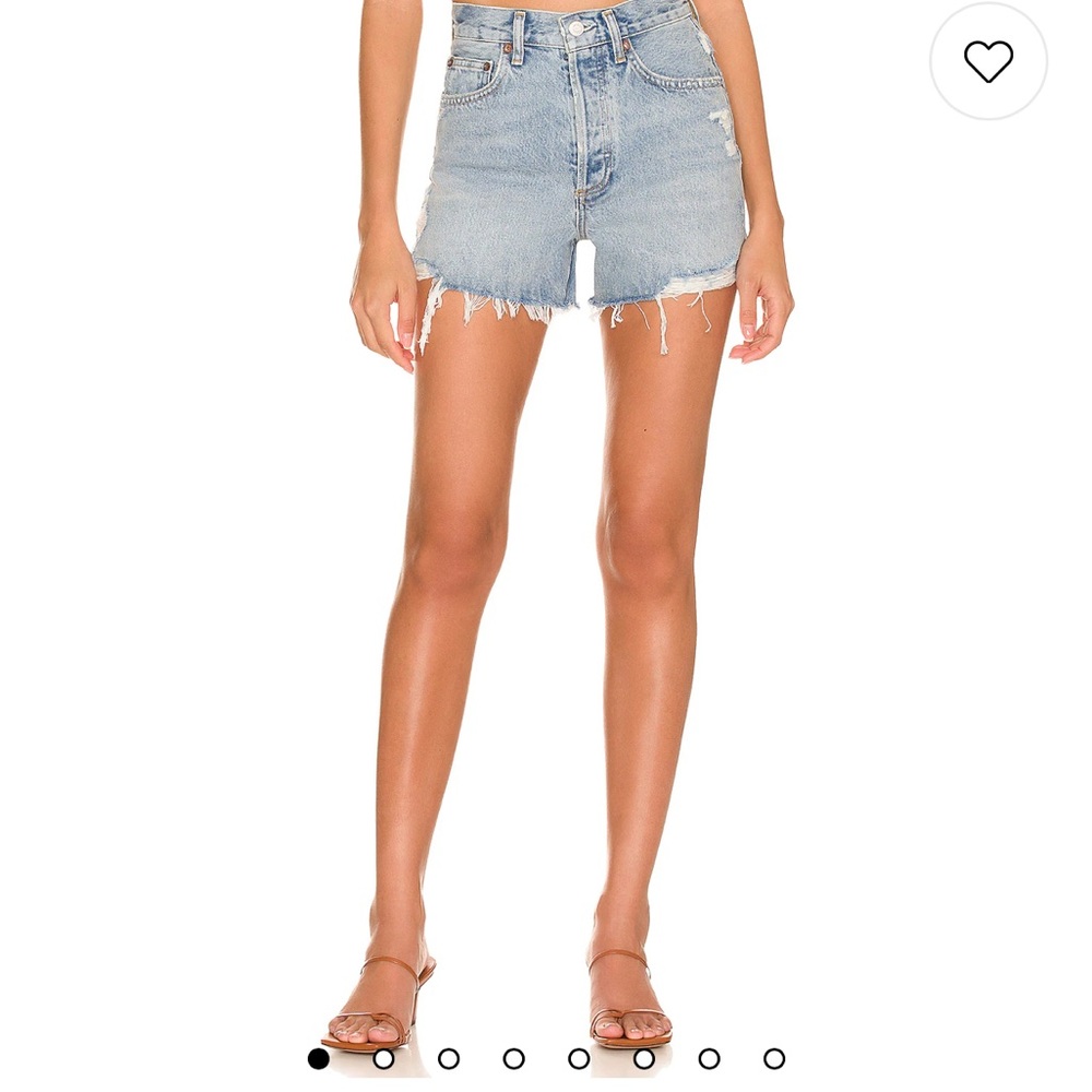 Agolde Blue Jean Shorts